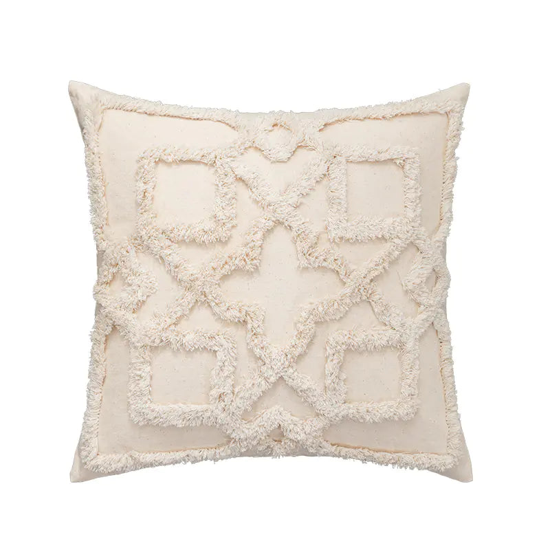 Fringed Decorative Pillowcase for Sofa