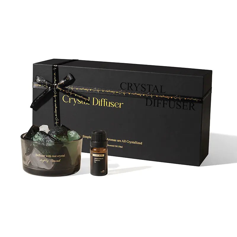 Aroma Diffuser Crystal Stone with Custom Oil (Gift)