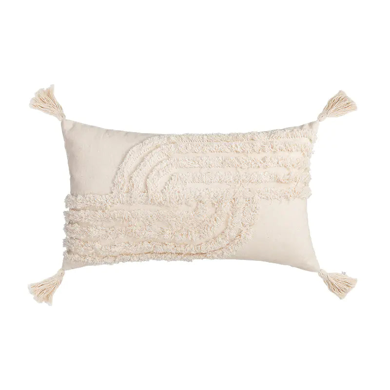 Fringed Decorative Pillowcase for Sofa